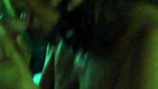 Real fan unloads thick cum mouthful down amateur milf's throat