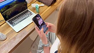 a muscular guy rams his monster cock into cute teen's tight pussy