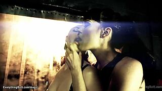 Latex Lesbians Fist Double Penetration in BDSM