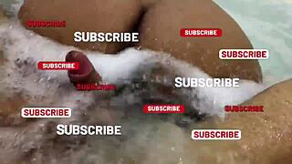 SEXY BIG TITS NATURAL TITS AMATEUR ANAL ASSFUCKING IN HOTEL BATHTUB!