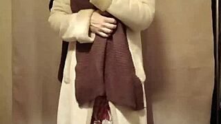 check out this french slave's sexy striptease