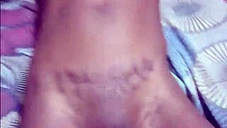 hey white guy, feel this juicy black pussy as i show it off slow