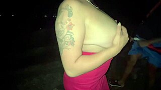 three studs gangbang hot latina on rio beach