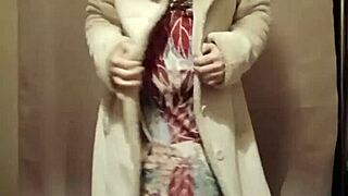 check out this french slave's sexy striptease