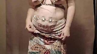 check out this french slave's sexy striptease