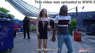 arabic milf alina angel takes two bbc at wild party