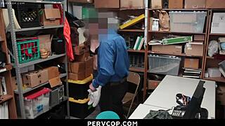 teen shoplifter caught now you suck and fuck for freedom pervcop