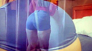 damn latina milf big ass rides horny guy cowgystyle wild!