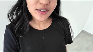 horny realtor grabs my cock for first wild ride uh