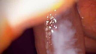 check out this big booty latina slut taking monster cock pov creampie in tight pussy close up