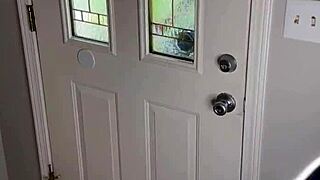 Slutty Postal Worker Deepthroats Big Black Cock