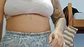 Horny Headlight Lights Up Huge Tits