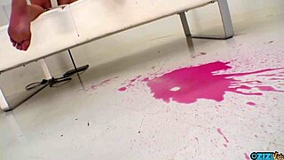 before her blowbang the sexy nurse stuffs her nasty asshole wild