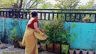 uhh indian outdoor threesome fuckin hot chubby babes n young guy deep