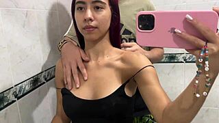 nympho teen craves big cock creampie ride 💦