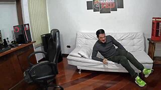 leticia cortes bares big pussy in first time lingerie photoshoot with ripped clothes backstage