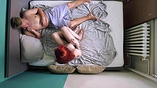 Friends Cute Redhead GF Cheats With Quick Doggystyle Ride