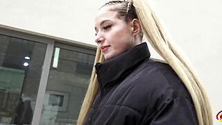 german scout pounds pigtails teen crystal white ass to mouth in berlin casting