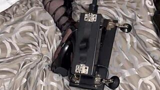 Curvy Brunette Squirts Hard Before Big Anal Thrusts