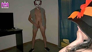 Innocent girl takes deep rough anal after costume party fun