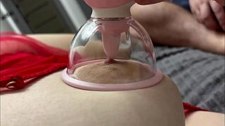 oh wow the vacuum tongue on my nipples feels amazing