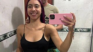 nympho teen craves big cock creampie ride 💦