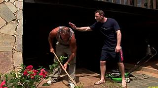 yo jade sin owns this threesome with her french group pounding skills all around