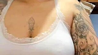 Horny Headlight Lights Up Huge Tits