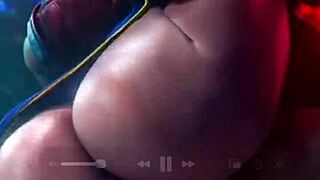 chun li pussy pounded while viper rides cowgirl in dp compilation