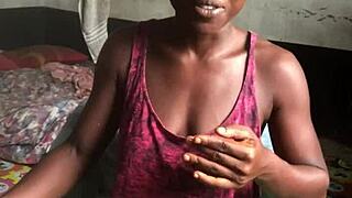 crazy girl smokes casually in room lords stylish outfit