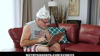 jackie hoffs big tits quiver in passionate old man pounding