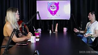 Jow Jow Bora cast Bruna Carlos sheer red lingerie tease