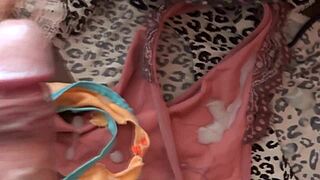 Stepson's buddies unload massive cumshots all over me from their monster cocks