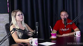 Jow Jow Bora cast Bruna Carlos sheer red lingerie tease