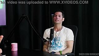 Jow Jow Bora cast Bruna Carlos sheer red lingerie tease