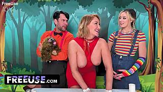 Handyman Tommy teaches milf Ryan fingering fucking kitchen lessons