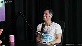 Jow Jow Bora cast Bruna Carlos sheer red lingerie tease