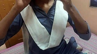 i catch hot indian college girl with her sex toy and whip out my superior monster cock for rough pounding