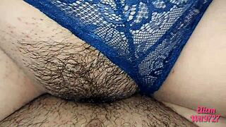 brunette teen babe spreads tight wet pussy up close