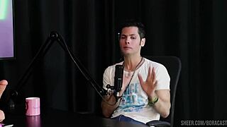 Jow Jow Bora cast Bruna Carlos sheer red lingerie tease