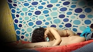 Watch this horny mexican university prof ride cock on hidden cam!