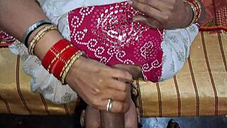 Indian hot nokrani gets fucked hard after malkin leaves 😈 creampie anal fun!