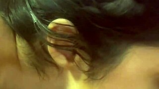 petite latina deepthroats sloppy rimjob then rides pov cowgirl