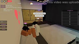 Suggestive railings by Kolic build to explosive creampie hardcore climax