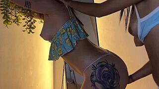 i feel her feet penetrating me in lesbian bliss