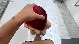 This naughty maid provoked me hard after wife left