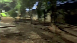 brazilian bbw couple flashes huge saggy tits and ass then blows in the woods after dinner