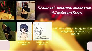 hot roblox lesbians finger each other to squirting orgasms in steamy masturbation play