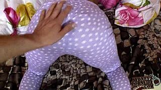 Huge Cock Slams Curvy White Pajama Booty In Car POV!