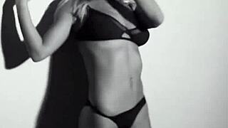 hey, wanna watch playboy model brittney shumaker strip her massive natural tits?